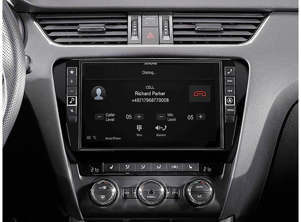 Alpine X901D-OC3 Premium Skoda Octvia 3 9" skjerm DAB+ 4x50W BT, USB, HDMI, Flac